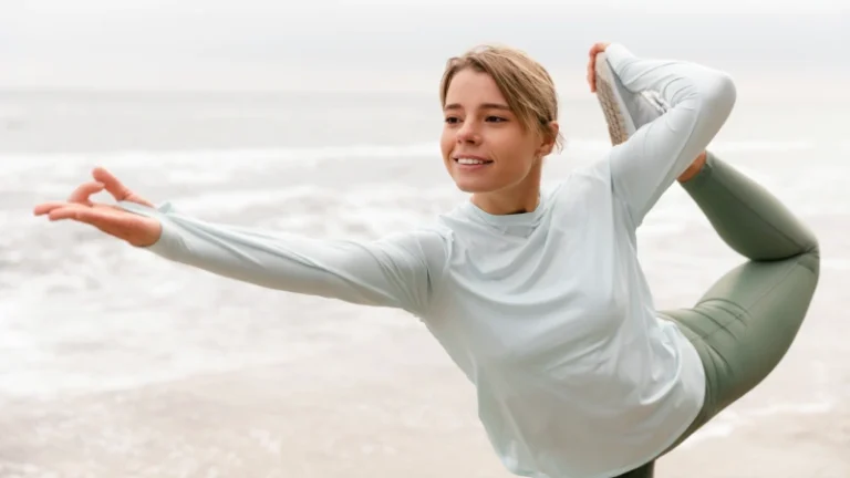 Žena u balansu bez stresa