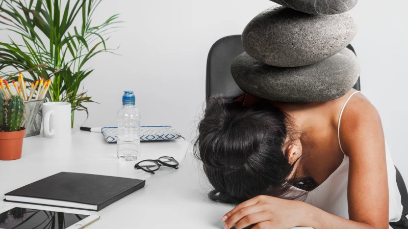 people carrying burden concept