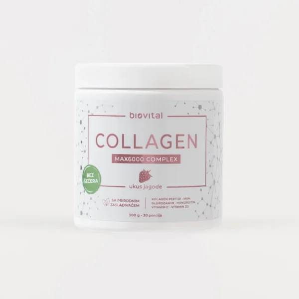 kolagen_jagoda_1kom (1) Biovital Collagen Complex 6000mg kolagena sa steviom